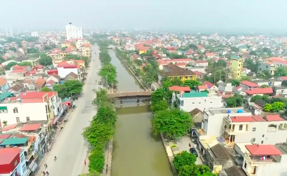 X&acirc;y dựng khu d&acirc;n cư n&ocirc;ng th&ocirc;n mới kiểu mẫu ở Kim Sơn