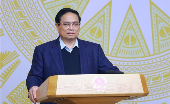 Thủ tướng Phạm Minh Ch&iacute;nh chủ tr&igrave; họp Ban chỉ đạo ph&aacute;t triển c&ocirc;ng nghiệp b&aacute;n dẫn