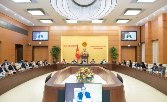Chương tr&igrave;nh c&ocirc;ng t&aacute;c của Ủy ban Thường vụ Quốc hội năm 2025
