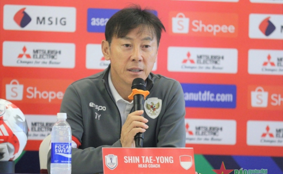 HLV Shin Tae-yong e ngại sức mạnh của đội tuyển Việt Nam