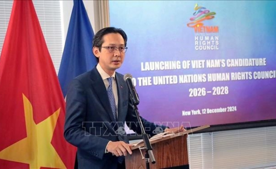 Việt Nam c&ocirc;ng bố t&aacute;i ứng cử v&agrave;o Hội đồng Nh&acirc;n quyền Li&ecirc;n hợp quốc nhiệm kỳ 2026-2028