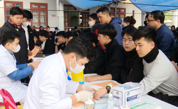 Kim Sơn ra qu&acirc;n hiến m&aacute;u t&igrave;nh nguyện đợt 2 năm 2024