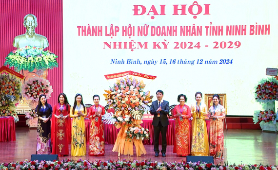 Đại hội thành lập Hội Nữ doanh nhân tỉnh Ninh Bình lần thứ nhất