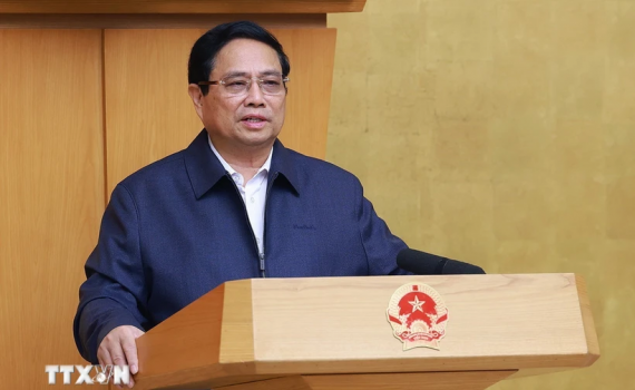 Thủ tướng Phạm Minh Ch&iacute;nh: Phấn đấu ho&agrave;n th&agrave;nh 15/15 chỉ ti&ecirc;u năm 2024, tạo đ&agrave;, tạo lực cho năm 2025
