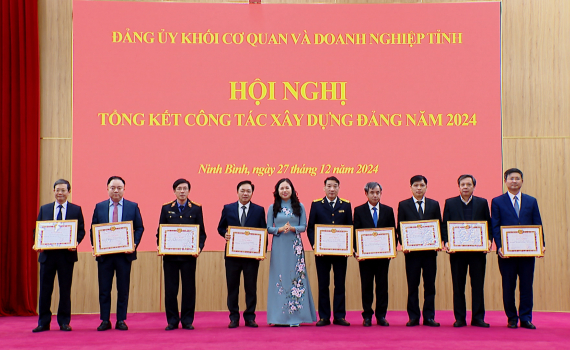 Đảng ủy Khối Cơ quan v&agrave; Doanh nghiệp tỉnh tổng kết c&ocirc;ng t&aacute;c năm 2024