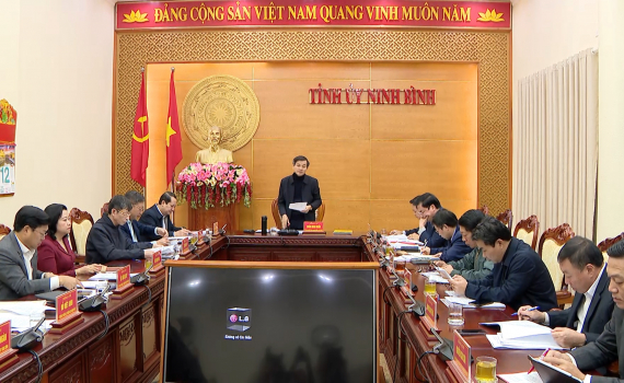 Hội nghị Ban Thường vụ Tỉnh ủy ng&agrave;y 12/12/2024