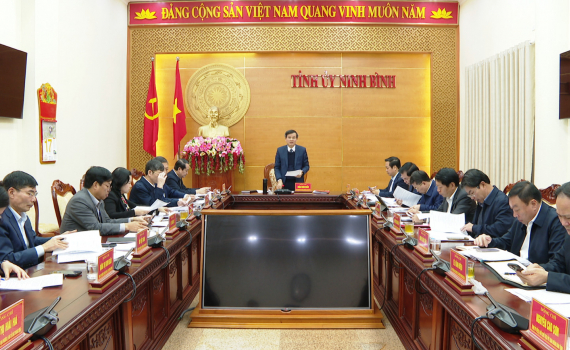 Hội nghị Ban Thường vụ Tỉnh ủy - ng&agrave;y 17/12/2024