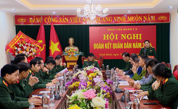 Bệnh viện Qu&acirc;n y 5 triển khai phối hợp thực hiện c&ocirc;ng t&aacute;c d&acirc;n vận năm 2025