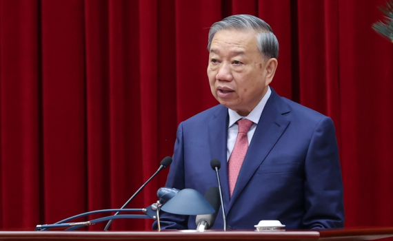 Ph&aacute;t biểu của Tổng B&iacute; thư T&ocirc; L&acirc;m khai mạc Hội nghị Trung ương 15 kh&oacute;a XIII