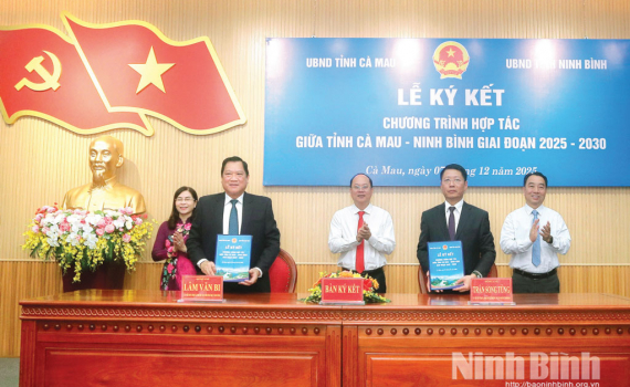 Ninh B&igrave;nh-C&agrave; Mau: Tăng cường hợp t&aacute;c trong giai đoạn mới