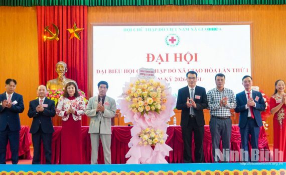 Đại hội đại biểu Hội Chữ thập đỏ x&atilde; Giao Ho&agrave; lần thứ I, nhiệm kỳ 2026-2031