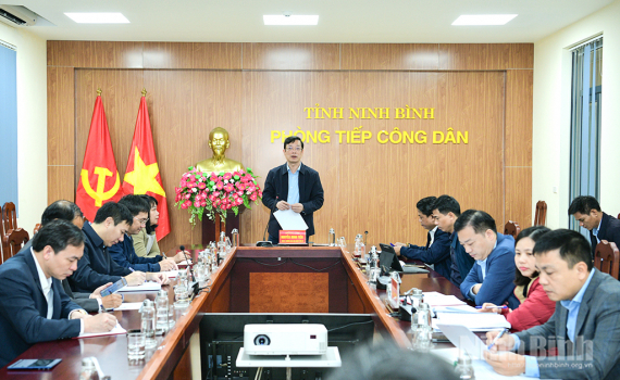 Đồng ch&iacute; Trưởng Ban Nội ch&iacute;nh Tỉnh uỷ tiếp c&ocirc;ng d&acirc;n định kỳ th&aacute;ng 12/2025