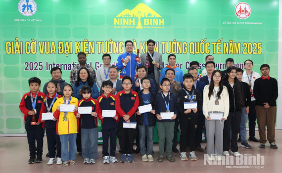Bế mạc Giải Cờ vua Đại kiện tướng, Kiện tướng quốc tế năm 2025 tại Ninh B&igrave;nh
