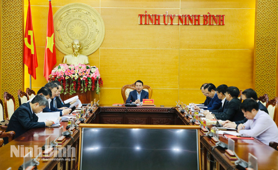 Hội nghị Thường trực Tỉnh ủy, Thường trực Ban Chỉ đạo bầu cử tỉnh cho ý kiến về công tác chuẩn bị bầu cử