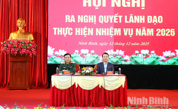Đảng ủy Quân sự tỉnh ra Nghị quyết lãnh đạo thực hiện nhiệm vụ năm 2026