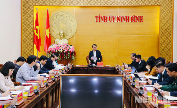 Hội nghị Ban Chỉ đạo cấp tỉnh về ph&aacute;t triển khoa học, c&ocirc;ng nghệ, đổi mới s&aacute;ng tạo v&agrave; chuyển đổi số