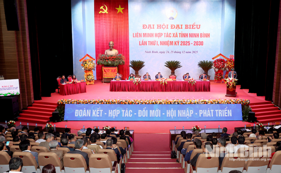 Phi&ecirc;n thứ nhất Đại hội đại biểu Li&ecirc;n minh HTX tỉnh lần thứ I, nhiệm kỳ 2025 - 2030
