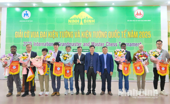 Khai mạc Giải Cờ vua Đại kiện tướng v&agrave; Kiện tướng quốc tế năm 2025 tại Ninh B&igrave;nh