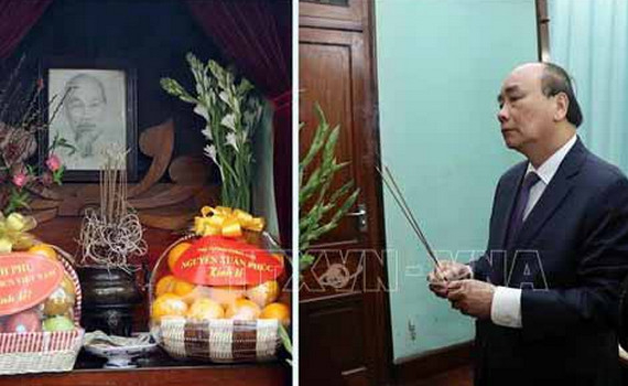 Thủ tướng d&acirc;ng hương tưởng nhớ B&aacute;c Hồ