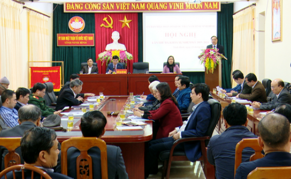 Tổng kết công tác Mặt trận năm 2019, triển khai nhiệm vụ năm 2020
