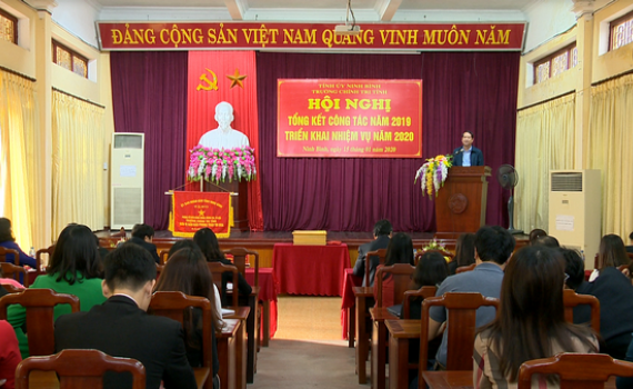 Trường Ch&iacute;nh trị tỉnh triển khai nhiệm vụ năm 2020