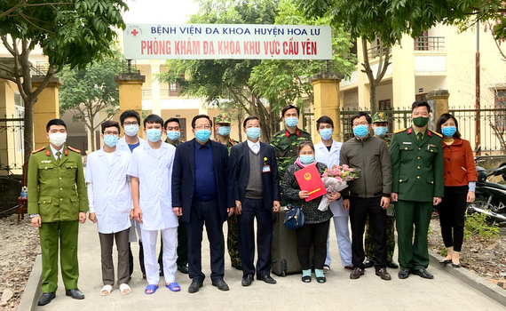 Bệnh nh&acirc;n cuối c&ugrave;ng điều trị COVID-19 tại Ninh B&igrave;nh được xuất viện