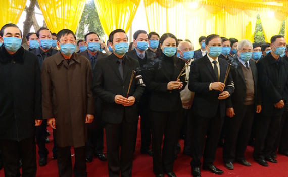 Cử h&agrave;nh trọng thể lễ viếng đồng ch&iacute; T&ocirc; Xu&acirc;n To&agrave;n