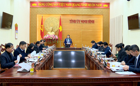 Hội nghị Ban Thường vụ Tỉnh ủy