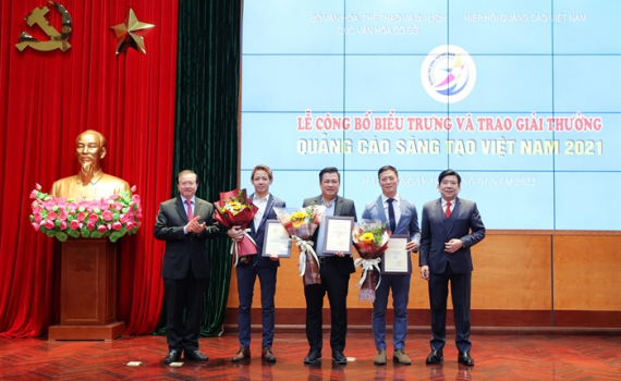 Trao giải cuộc thi "Giải thưởng Quảng c&aacute;o s&aacute;ng tạo Việt Nam năm 2021"