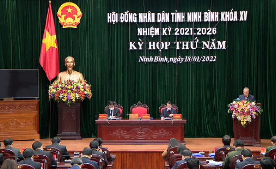 Kỳ họp thứ năm, HĐND tỉnh kh&oacute;a XV