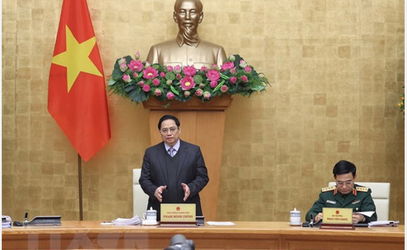 Thủ tướng Phạm Minh Ch&iacute;nh chủ tr&igrave; Phi&ecirc;n họp Ch&iacute;nh phủ chuy&ecirc;n đề về x&acirc;y dựng ph&aacute;p luật 