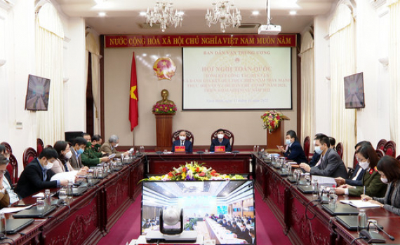 Triển khai c&ocirc;ng t&aacute;c d&acirc;n vận năm 2022