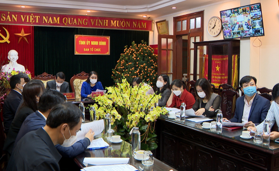 Hội nghị trực tuyến triển khai Quy định số 50 của Bộ Ch&iacute;nh trị về c&ocirc;ng t&aacute;c quy hoạch c&aacute;n bộ