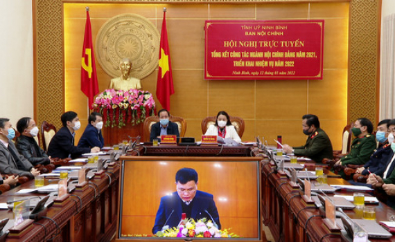 Triển khai nhiệm vụ c&ocirc;ng t&aacute;c ng&agrave;nh Nội ch&iacute;nh Đảng năm 2022