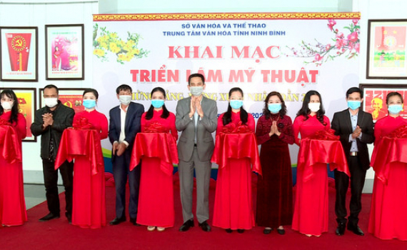 Triển l&atilde;m Mỹ thuật mừng Đảng mừng Xu&acirc;n 2022