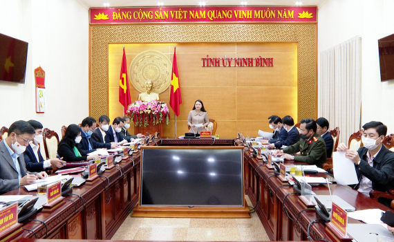 Hội nghị Ban Thường vụ Tỉnh ủy ng&agrave;y 24/1