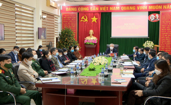 Hội nghị trực tuyến b&aacute;o c&aacute;o vi&ecirc;n Trung ương th&aacute;ng 1/2022