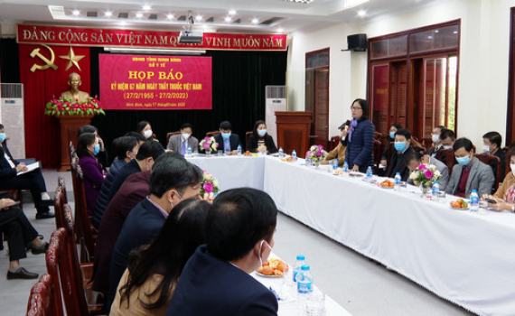 Họp b&aacute;o tuy&ecirc;n truyền kỷ niệm 67 năm ng&agrave;y Thầy thuốc Việt Nam 27/2