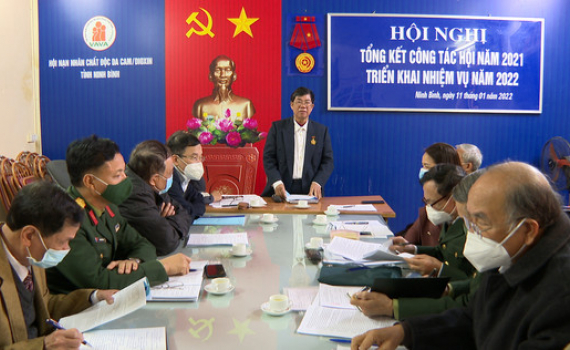 Hội Nạn nh&acirc;n chất độc da cam/dioxin tỉnh triển khai nhiệm vụ năm 2022