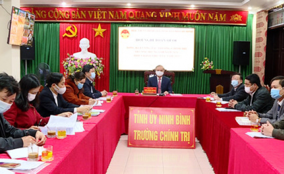 Tổng kết c&ocirc;ng t&aacute;c trường Ch&iacute;nh trị, trường bộ, ng&agrave;nh năm 2021