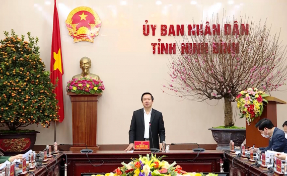 Kết luận của đồng chí Chủ tịch UBND tỉnh, Trưởng Ban Chỉ đạo tại Hội nghị Ban Chỉ đạo phòng chống dịch Covid-19 tỉnh Ninh Bình