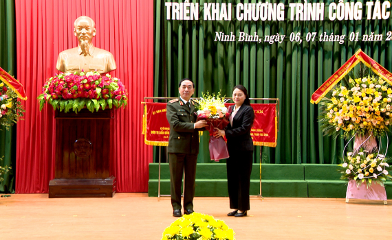 C&ocirc;ng an tỉnh Ninh B&igrave;nh triển khai chương tr&igrave;nh c&ocirc;ng t&aacute;c năm 2022