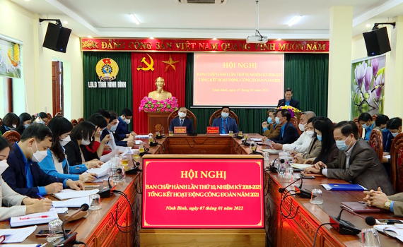 Triển khai nhiệm vụ c&ocirc;ng t&aacute;c C&ocirc;ng đo&agrave;n năm 2022