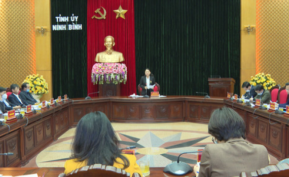 Giao ban c&ocirc;ng t&aacute;c nội ch&iacute;nh, ph&ograve;ng chống tham nhũng, cải c&aacute;ch tư ph&aacute;p v&agrave; t&ocirc;n gi&aacute;o