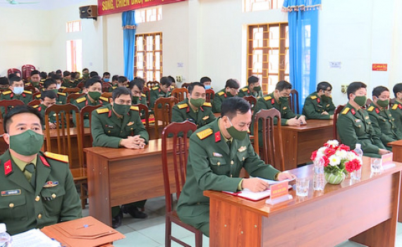 Bộ Chỉ huy Qu&acirc;n sự tỉnh bế mạc tập huấn c&aacute;n bộ 2022