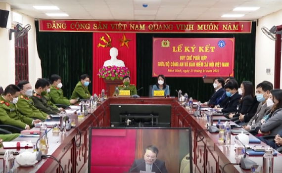 Bộ C&ocirc;ng an v&agrave; BHXH Việt Nam k&yacute; kết quy chế phối hợp    
