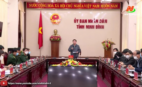 Kết luận của đồng ch&iacute; Ph&oacute; Chủ tịch Thường trực UBND tỉnh, Ph&oacute; Trưởng Ban Thường trực Ban Chỉ đạo tại Hội nghị Ban Chỉ đạo ph&ograve;ng, chống dịch COVID-19 tỉnh Ninh B&igrave;nh