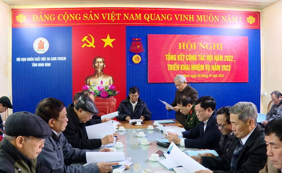 Hội Nạn nh&acirc;n chất độc da cam/dioxin tỉnh triển khai nhiệm vụ năm 2023