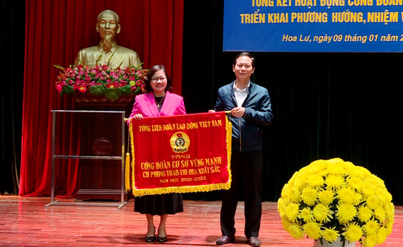  Li&ecirc;n đo&agrave;n Lao động huyện Hoa Lư triển khai nhiệm vụ năm 2023