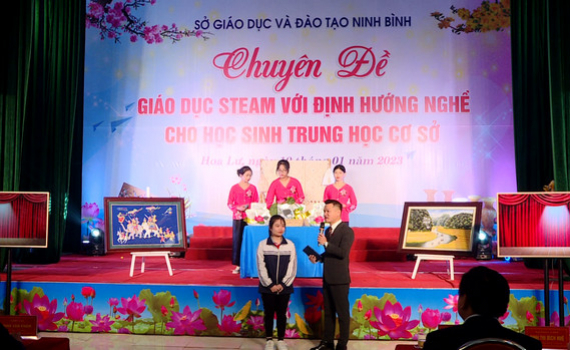 Hoa Lư tổ chức chuy&ecirc;n đề cấp tỉnh về gi&aacute;o dục STEAM với định hướng nghề nghiệp cho học sinh THCS